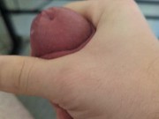 Huge cumshot from edging