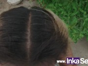 Milf mexicana de enormes tetas es pillada por moreno, que le ayuda a cambio de chuparsela en la calle 7/16