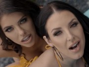 ANGELA WHITE - Amazing Hardcore Anal Threesome with Adriana Chechik 1/16