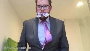 Lilac Shirt and Tie Destruction