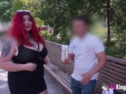 Spanish BBW redhead Leia Saez wants to catch dudes! 6/16