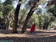 Little Red savaged by the Big Bad Wolf, sucks his cock and gets a facial 1/16