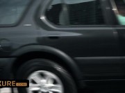 Two gorgeous brunettes in a sexy anal trio 1/16