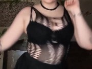 dancing my clothes off- slutty horny striptease 6/16