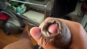 Precum king wet foreskin bbc POV