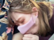 【初体験】むちむち看護師が彼シャツノーパンデート♡我慢できずに駐車場で露出フェラチオ♡ Japanese/HENTAI/amateur/POV/outdoor/露出/個人撮影/スマホ/ハメ撮り 13/16