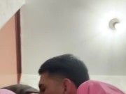 me coge en el baño de la fiesta de hallowen , la gente pide que nos apuremos🤤 9/16