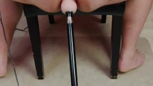 Juicy-boy fucked by machine until he cum
