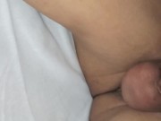 What the fuck is going on?😱 The condom isn't broken, but she was inseminated!😱😋 1/16