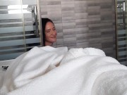 My horny husband can't resist my perfect big tits and fucks me wild and hard in the shower 5/16