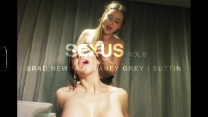 Petite Teens Ride on Big Cock Together - S3XUS - Laney Grey & Suttin - Brad Newman