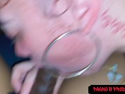 Slut step sis sneak sucking sisters strap on making her choke like a dirty slut 💦😏 2/16