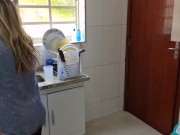 loira da internet safada na cozinha 14/16