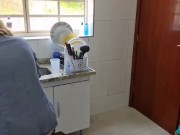 loira da internet safada na cozinha 5/16