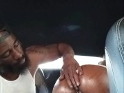 LITERALLY STANDING OUTSIDE MY MUSTANG HITTING CHOCOLATE LIL ASS FROM THE BACK TRYING TO GET CAUGHT!! 1/16