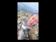 Onlyfans Tattoo Model Anuskatzz has wild outdoor SEX in puplic on the highest mountain in the UK 5/16