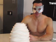 Blonde Trans Bia Lins Anal Fucked By Two Italian Dicks - TRANS BELLA 3/16