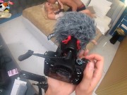 How real filming with porn actresses goes behind the scenes - blowjobe the cameraman - Mila Ray 10/16