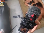 How real filming with porn actresses goes behind the scenes - blowjobe the cameraman - Mila Ray 11/16