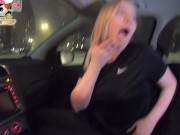 Public Double blowjob in the car from bestfriends by traffic police - Kira Viburn & Emma Korti 10/16