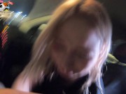 Public Double blowjob in the car from bestfriends by traffic police - Kira Viburn & Emma Korti 13/16