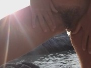 Close Up BUTTS SHAKE at Sun Set Nudist Beach