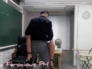 Perverted teacher with big cock fucks sexy busty schoolgirl in private lessons 3/16