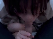 3日間溜めた精子を味わいながら美味しそうにごっくんする変態な彼女♡cum in mouth gokkun 12/16