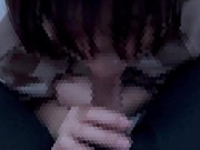 3日間溜めた精子を味わいながら美味しそうにごっくんする変態な彼女♡cum in mouth gokkun 6/16