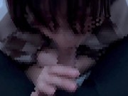 3日間溜めた精子を味わいながら美味しそうにごっくんする変態な彼女♡cum in mouth gokkun 9/16