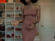 Sexy Lingerie Try Haul From Beautiful Ebony 1/16