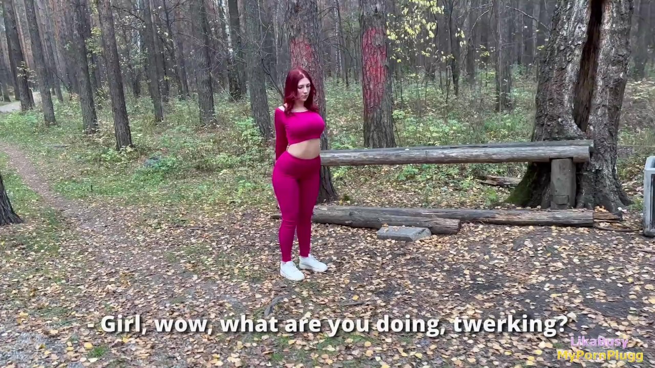 MyPornPlugg - Попастая Фитоняша Прыгает На Члене Незнакомца В Лесу Как На Тренажере - RedTube