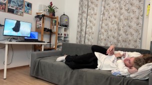 Juicy throat fucking of a twink