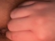 Fucking my pussy with a vibrator and ending with an orgasm😩 1/16