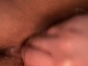 Fucking my pussy with a vibrator and ending with an orgasm😩 11/16