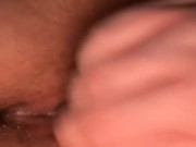 Fucking my pussy with a vibrator and ending with an orgasm😩 4/16