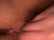 Fucking my pussy with a vibrator and ending with an orgasm😩 9/16