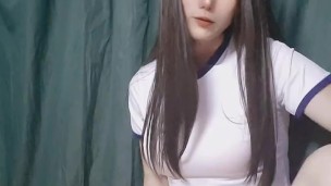 男の娘オナニ－Japanese crossdresser teasing