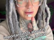 Anuskatzz Tattoo bodymodification hippie goth punk onlyfans model talks about her philosophy of life 1/16