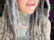 Anuskatzz Tattoo bodymodification hippie goth punk onlyfans model talks about her philosophy of life 14/16