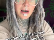 Anuskatzz Tattoo bodymodification hippie goth punk onlyfans model talks about her philosophy of life 3/16
