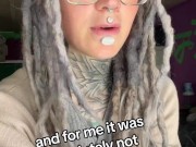 Anuskatzz Tattoo bodymodification hippie goth punk onlyfans model talks about her philosophy of life 8/16