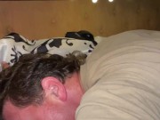 HE LOVES EATING THIS KITTY 1/16