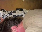 HE LOVES EATING THIS KITTY 2/16