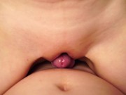 POV Close up ASMR wet pussy sliding cock to cumming 3/16