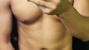 I send him a photo of a delicious ass by message, and he masturbates