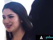 GIRLSWAY - Naughty Busty Stepmom & Stepdaughter Find A New Way To Have Fun Together Without Internet 3/16