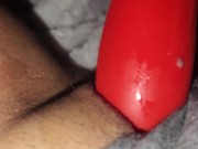 Watching porn leaves her with very wet panties🫣WHAT A DELIGHTFUL ORGASM!!! 12/16