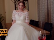 POV - Sexy bride to be Luxury Girl craves your company after running out on fiancé 9/16
