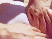 Sensual Massage for a Perfect Teen Pussy with Clit Orgasm 4/16